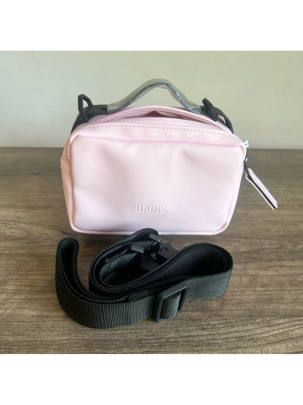 RAINS NEW Box Micro Waterproof Bag Candy Pink Crossbody/Shoulder/Handbag